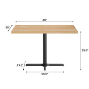 NAT 30x48 Table-Black Base