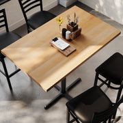 NAT 30x48 Table-BK Bar Base