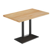 NAT 30x48 Table-BK Column Base