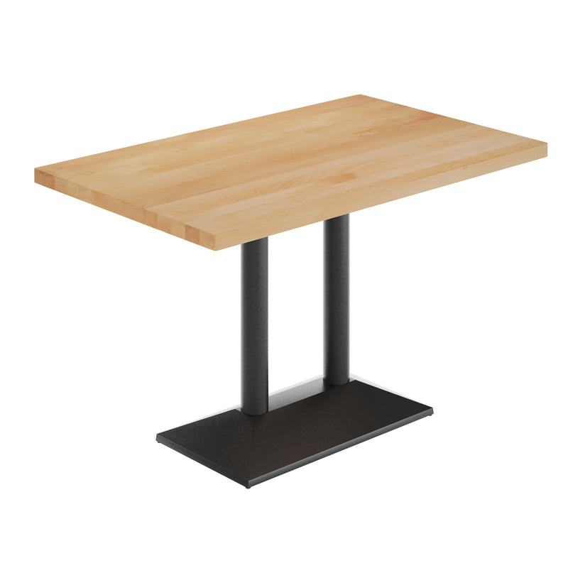 NAT 30x48 Table-BK Column Base
