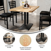 NAT 30x48 Table-BK Column Base