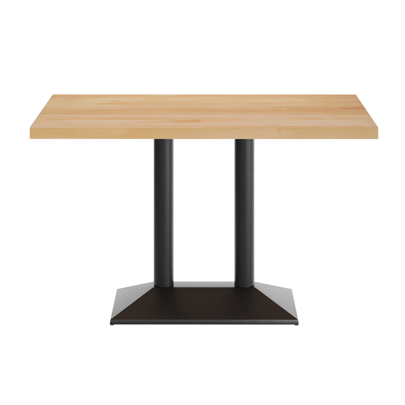NAT 30x48 Table-BK Column Base
