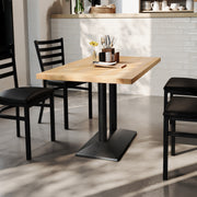 NAT 30x48 Table-BK Column Base