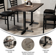 BR 30x60 Table/BK 22x22 Base