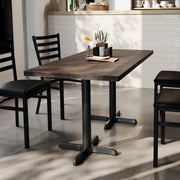 BR 30x60 Table/BK 22x22 Base