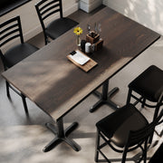 BR 30x60 Top/BK 22x22 Bar Base