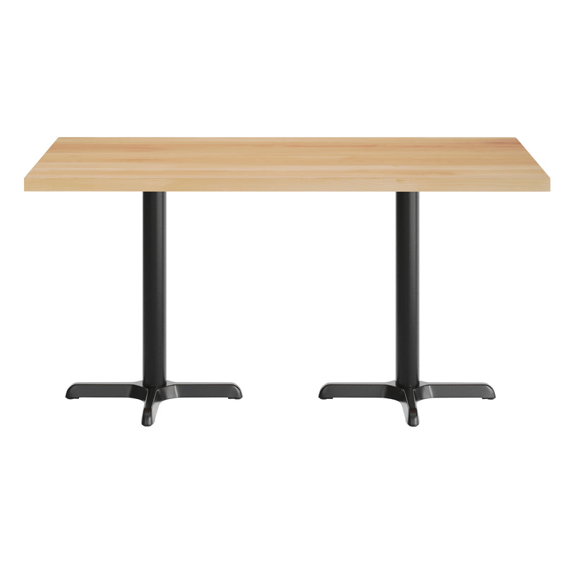 NAT 30x60 Table/BK 22x22 Base