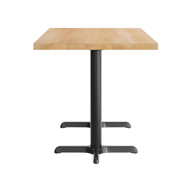 NAT 30x60 Table/BK 22x22 Base