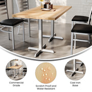 NAT 30x60 Table/SIL 22x22 Base