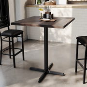 BR 36" SQ Table-30x30 Bar Base
