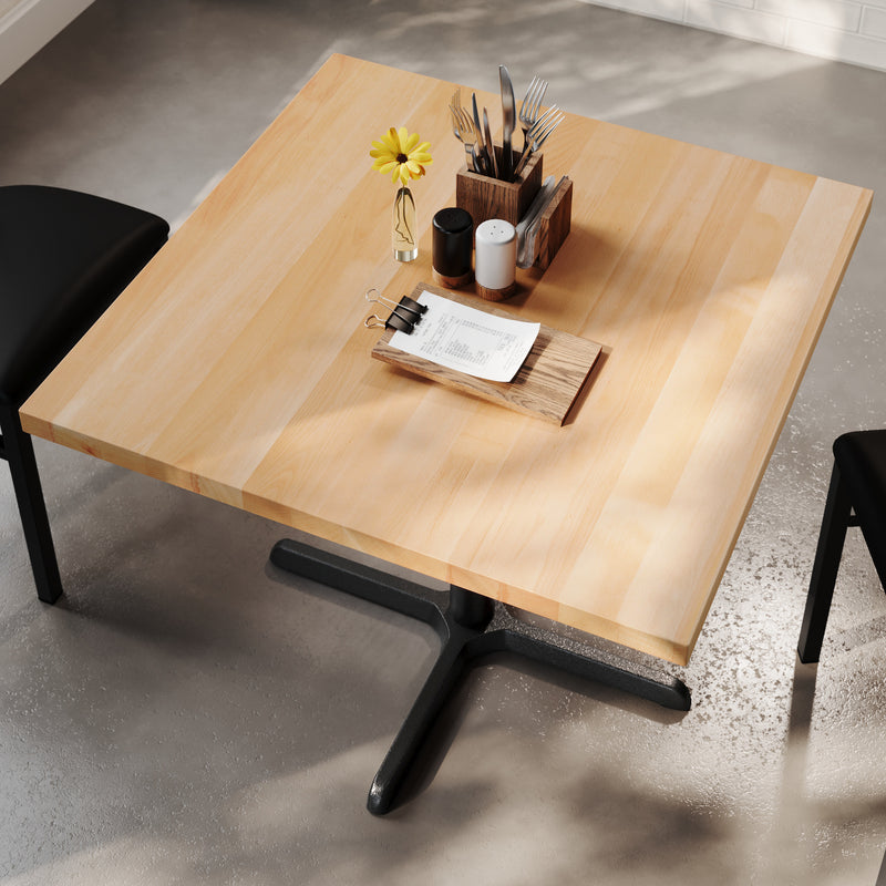 NT 36" SQ Table-30x30 BK Base