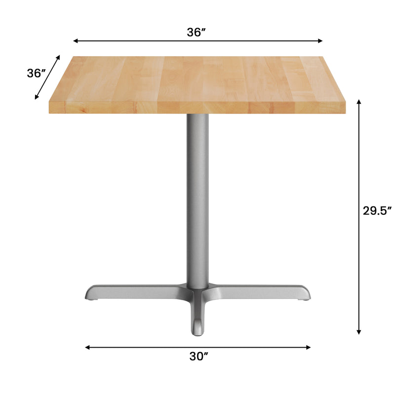 NT 36" SQ Table-30x30 SIL Base