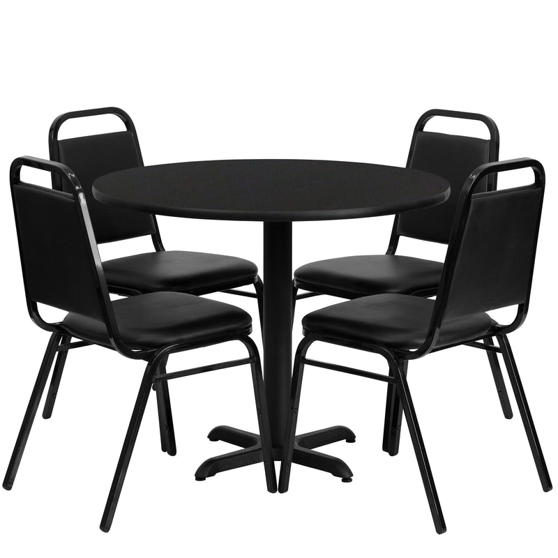 36RD BK Table-Banquet Chair