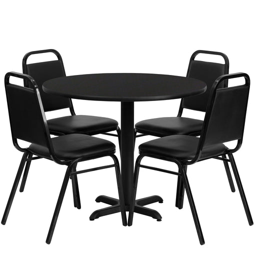 36RD BK Table-Banquet Chair