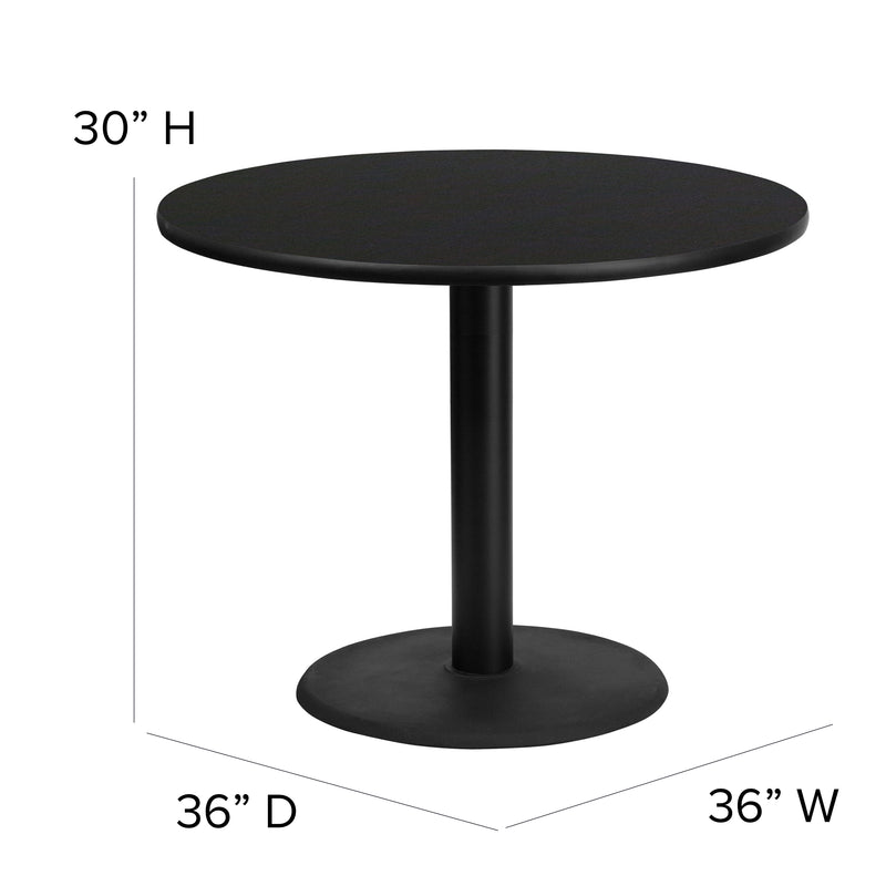 36RD BK Table-Banquet Chair