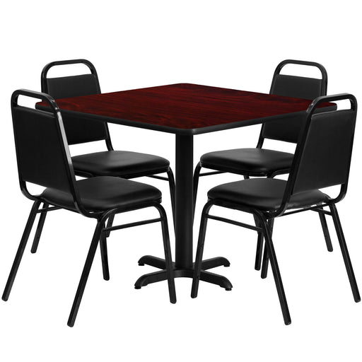 36SQ MA Table-Banquet Chair