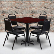 36SQ MA Table-Banquet Chair
