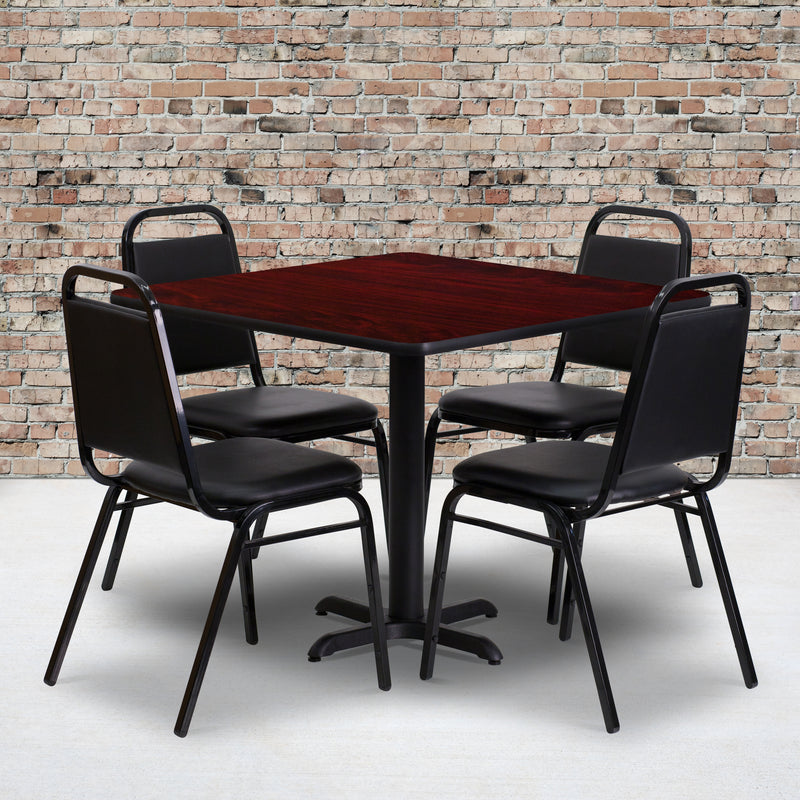 36SQ MA Table-Banquet Chair