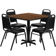 36SQ WA Table-Banquet Chair