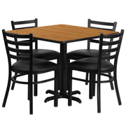 36SQ NA Table-BK VYL Seat