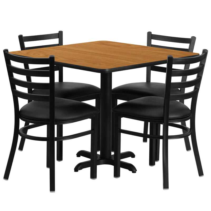 36SQ NA Table-BK VYL Seat