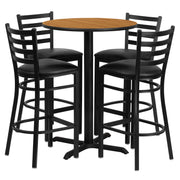 30RD NA Bar Table-BK VYL Seat