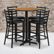 30RD NA Bar Table-BK VYL Seat