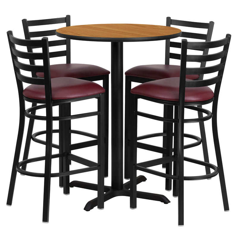 30RD NA Bar Table-BG VYL Seat