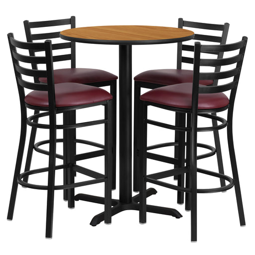 30RD NA Bar Table-BG VYL Seat