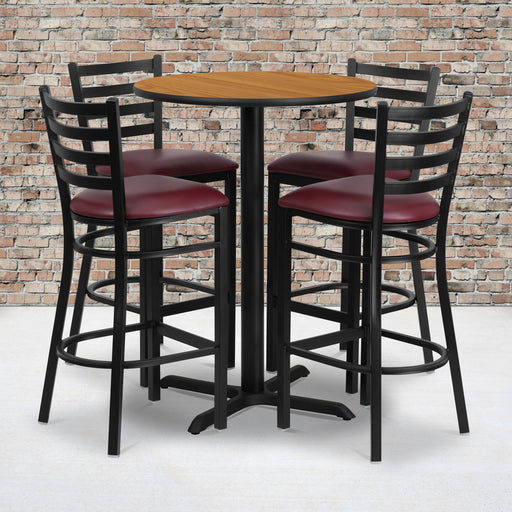 30RD NA Bar Table-BG VYL Seat