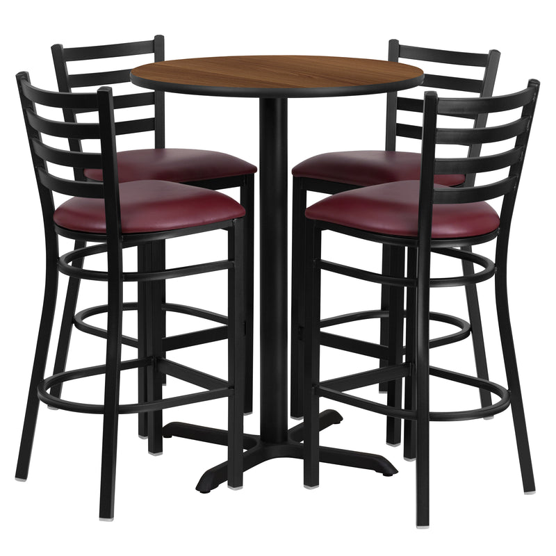 30RD WA Bar Table-BG VYL Seat