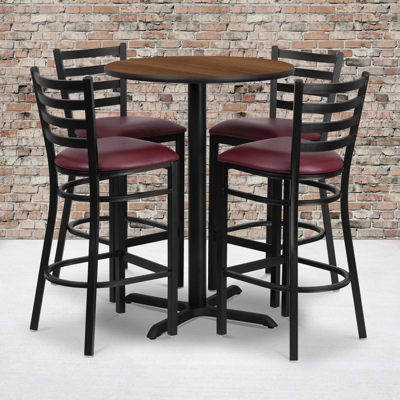 30RD WA Bar Table-BG VYL Seat