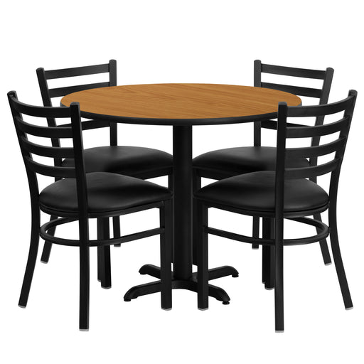 36RD NA Table-BK VYL Seat