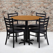 36RD NA Table-BK VYL Seat