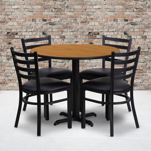 36RD NA Table-BK VYL Seat