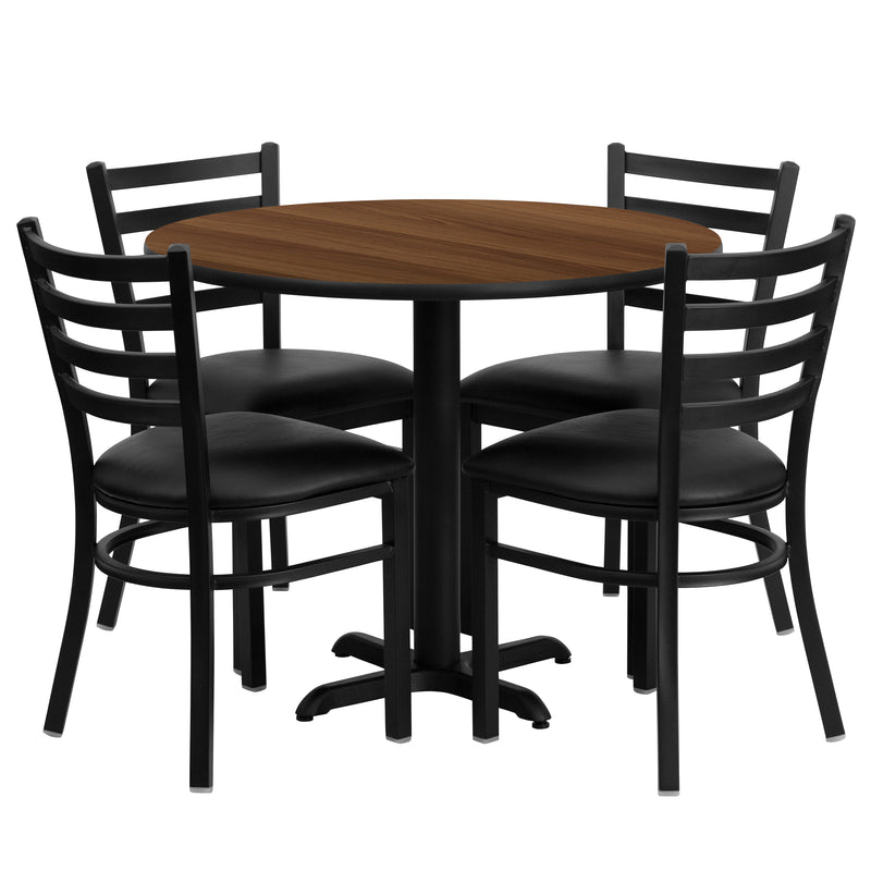 36RD WA Table-BK VYL Seat