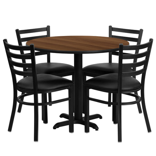 36RD WA Table-BK VYL Seat