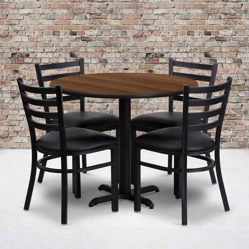 36RD WA Table-BK VYL Seat