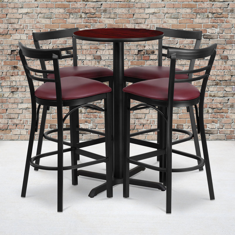 24RD MA Bar Table-BG VYL Seat