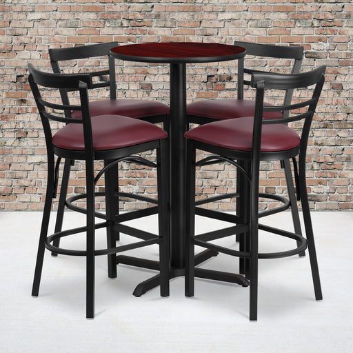 24RD MA Bar Table-BG VYL Seat