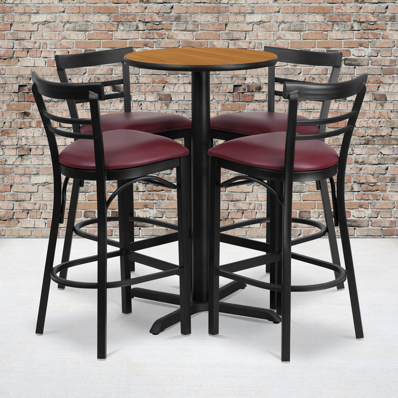 24RD NA Bar Table-BG VYL Seat
