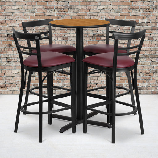 24RD NA Bar Table-BG VYL Seat