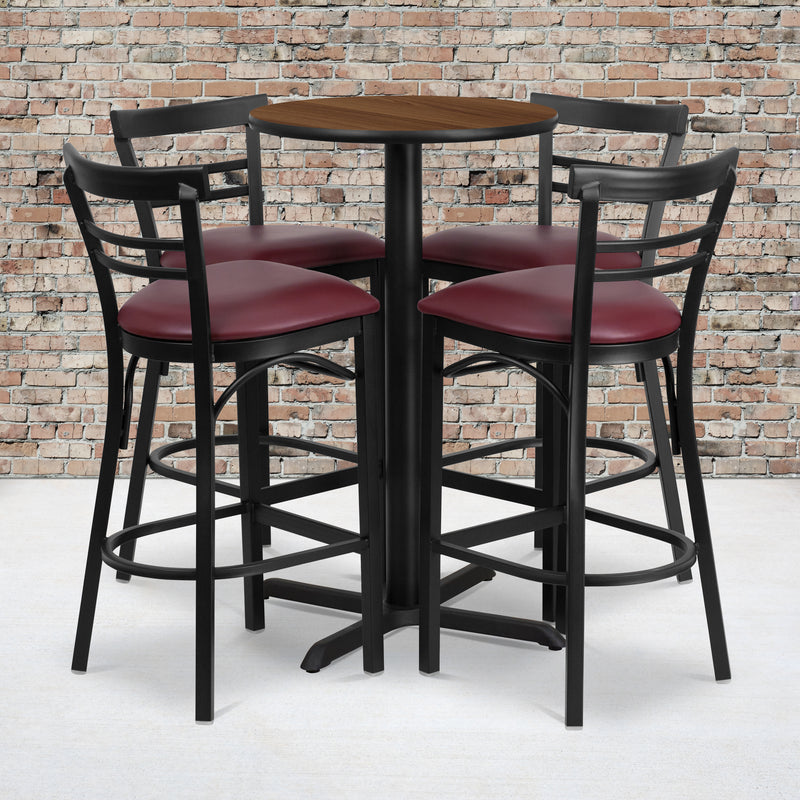 24RD WA Bar Table-BG VYL Seat