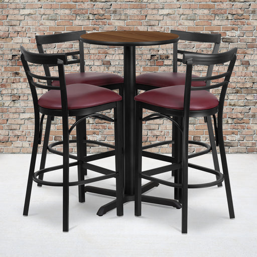 24RD WA Bar Table-BG VYL Seat
