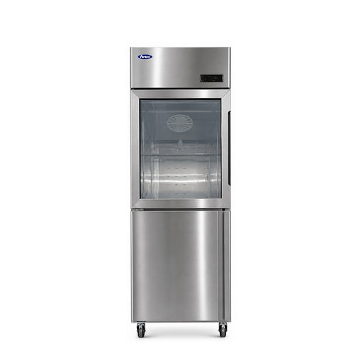 Atosa MCF8607G1L half glass door reach-in freezer, left hinge