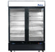 Atosa USA MCF8723GR Glass 2-Door Merchandiser Refrigerator 43.95 cu. ft.