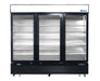 Atosa USA MCF8724GR Glass 3-Door Merchandiser Refrigerator 69.54 cu. ft.