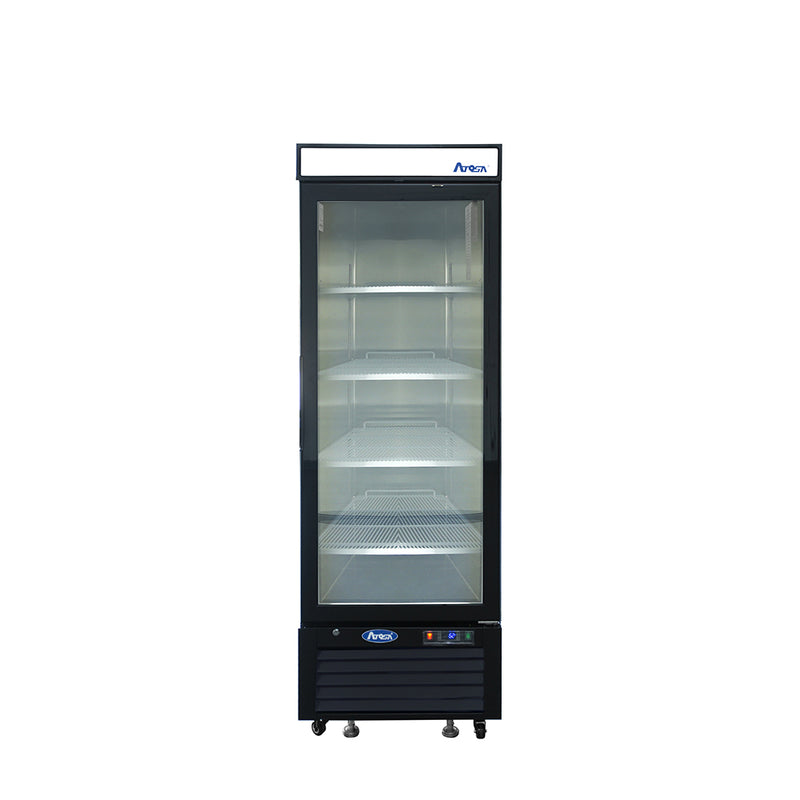 Atosa USA MCF8725GR Glass 1-Door Merchandiser Cooler 11.1 cu. ft.