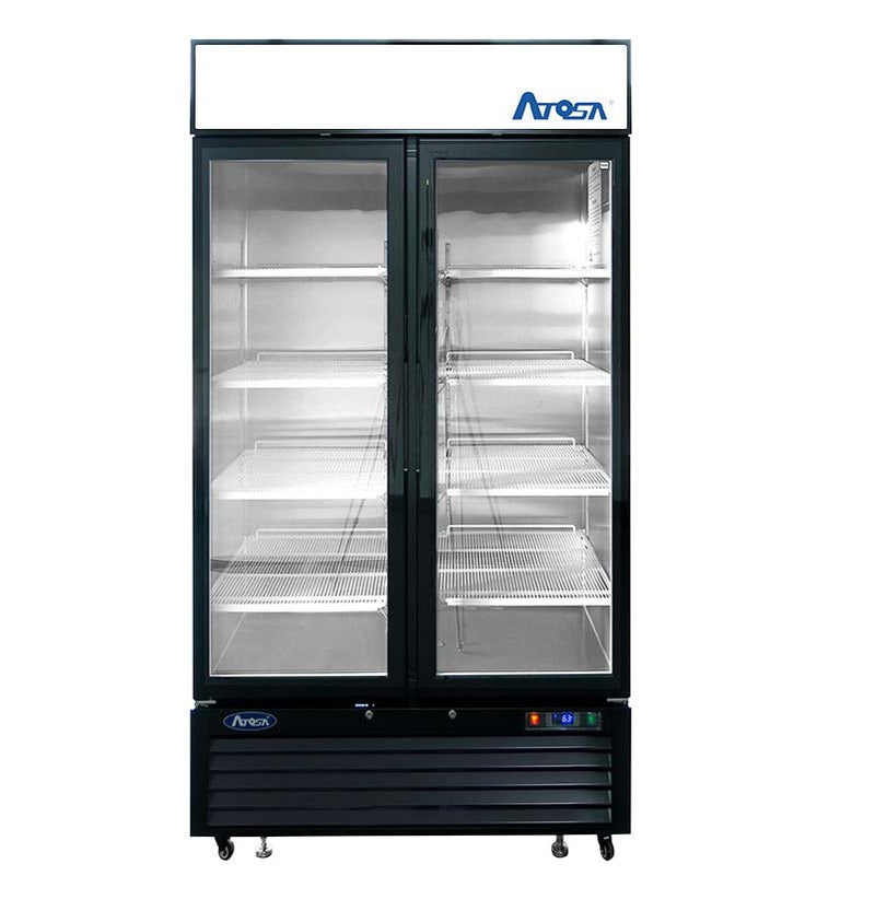 Atosa USA MCF8732GR 40-Inch Glass Two Door Merchandiser Upright Freezer