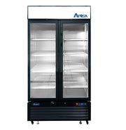 Atosa USA MCF8733GR Glass 2-Door Merchandiser Refrigerator 28.5 cu. ft.